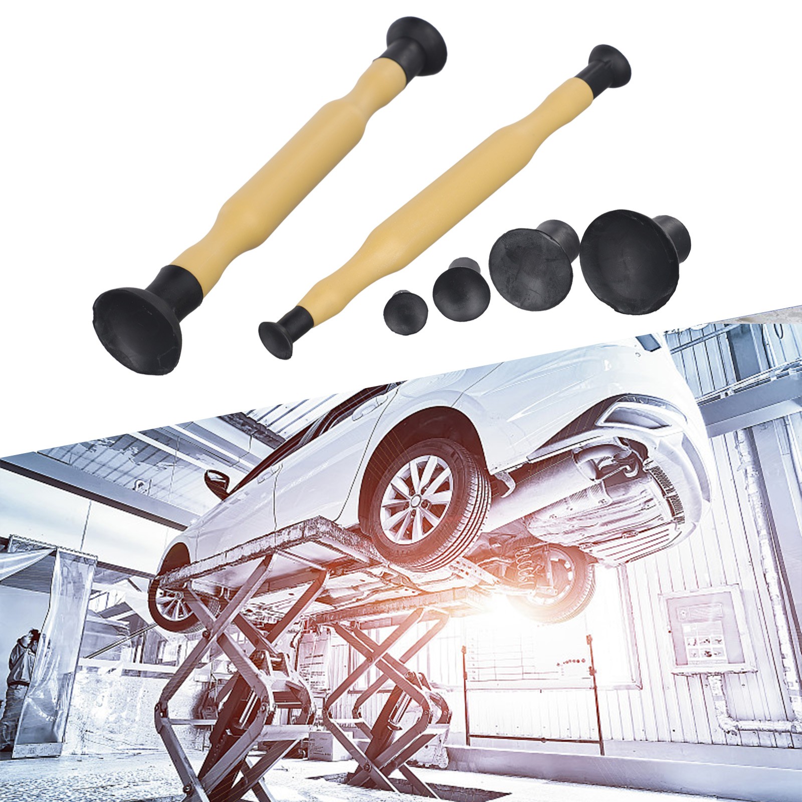Produktbild von Mophorn Mechaniker-Werkzeugsatz, 207-teilig, 1/4 Zoll, 3/8 Zoll,1/2 Zoll Steckschlüsseleinsätze