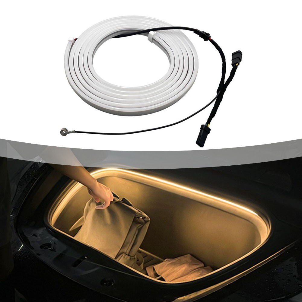 Front Trunk Light Car Trunk Lighting Flame-Retardant Silicone IP67 Waterproof