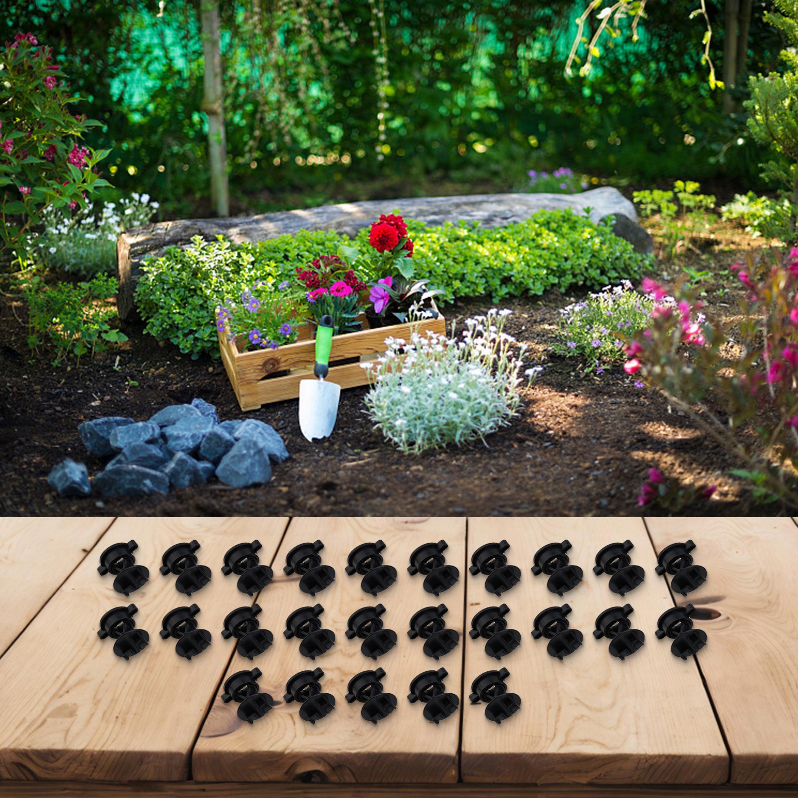 Pcs Clamp Garden Quantity Screw Tight Insulators Fiberglass T Posts Practical - Produktbild 3