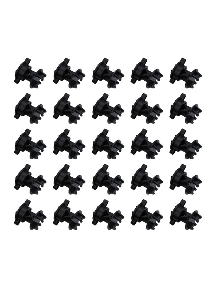 Pcs Clamp Garden Quantity Screw Tight Insulators Fiberglass T Posts Practical - Produktbild 4