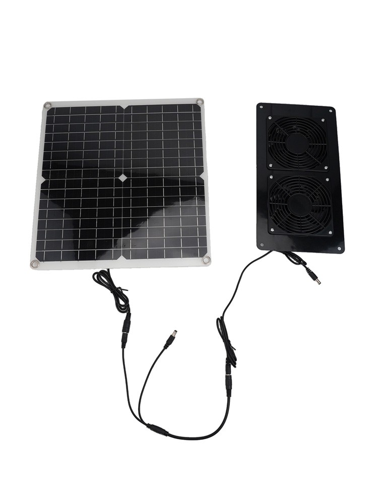 Powerful Solar Exhaust Fan for Greenhouse Cooling with 30W Solar Panel - Picture 17 of 24