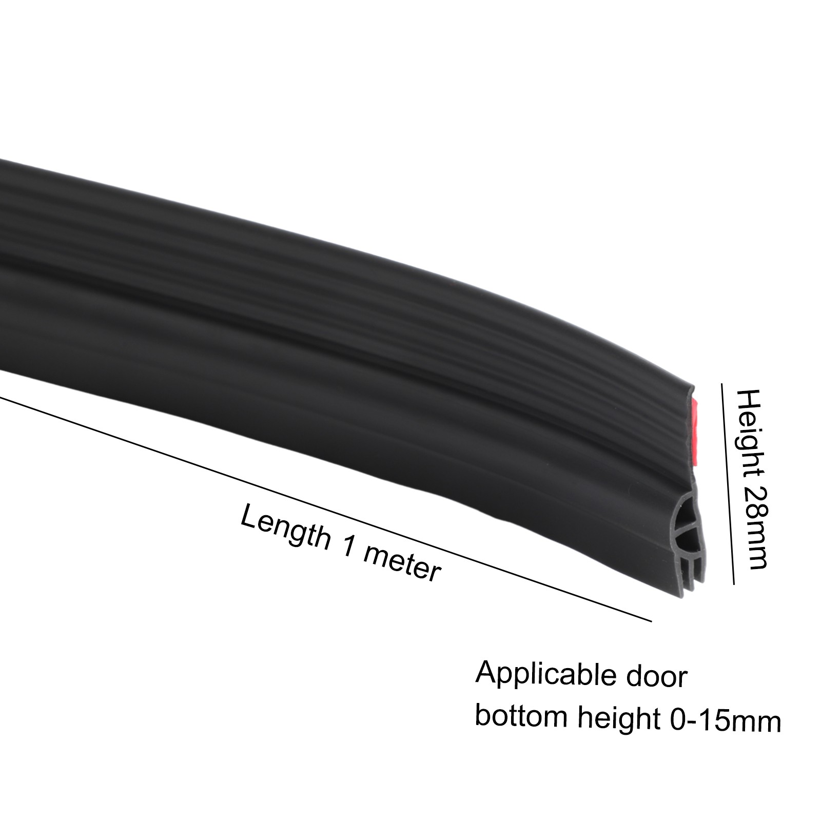 Windproof and Soundproof Door Seam Bottom Strip for Effective Air Baffle - Picture 31 of 48