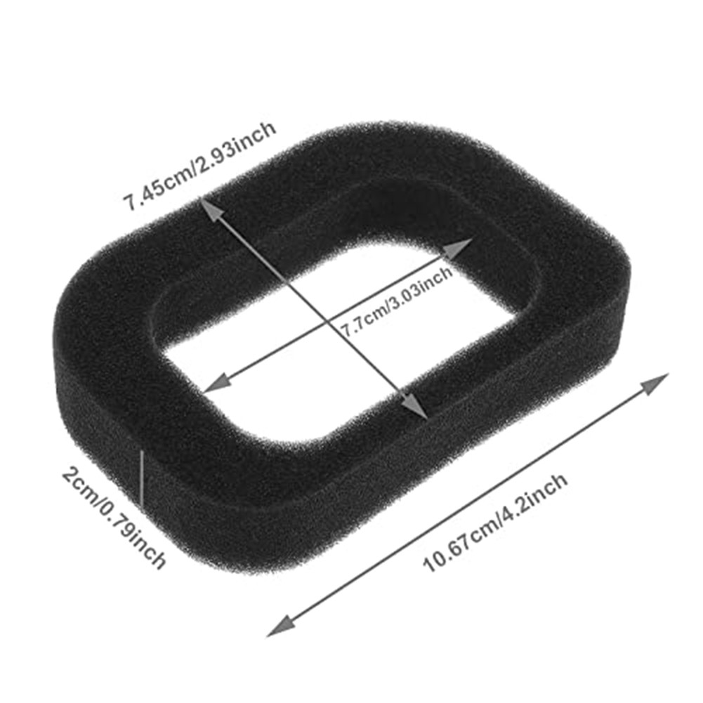 Motor-Luftfilter Für Mountfield RS100 Rasenmäher – 2 Stück, Schwarzer Schaumstoff, OEM 1185507040