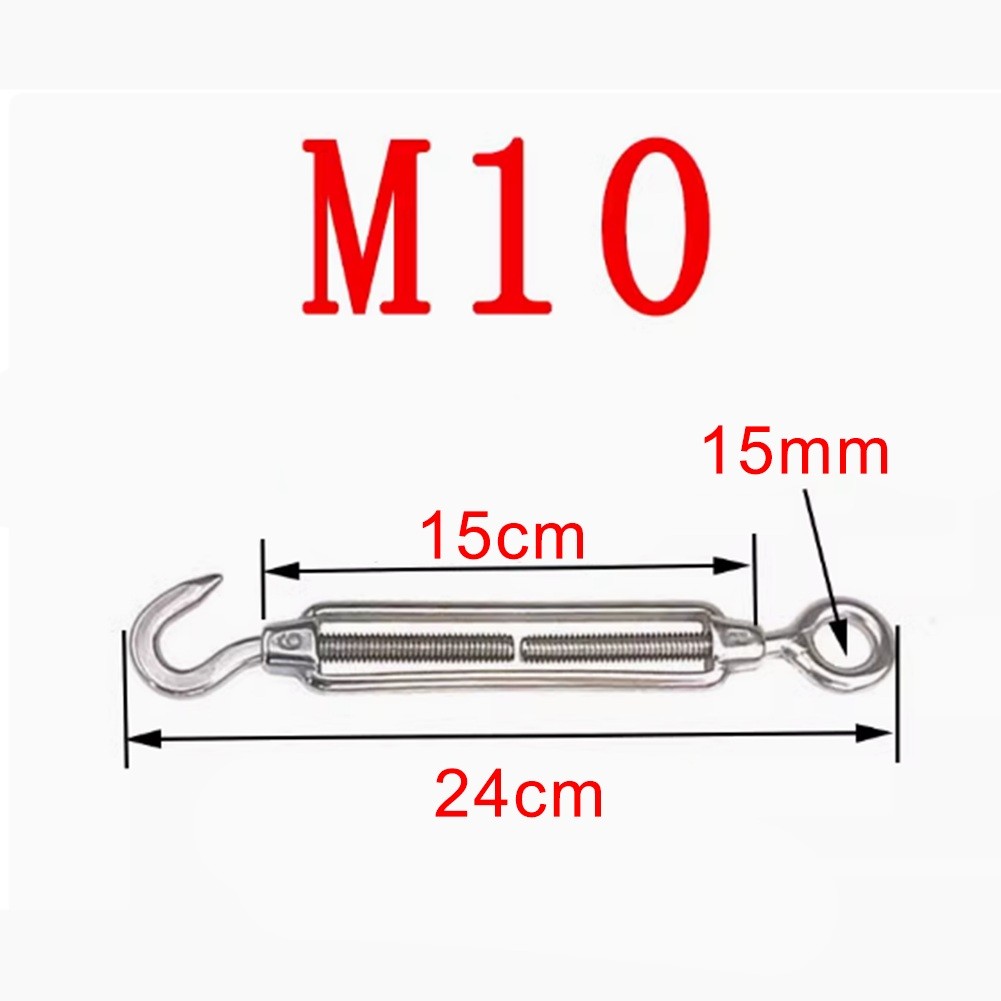 Adjustable Wire Rope Tensioner Set for Outdoor Use 304 Stainless Steel - Picture 12 of 13