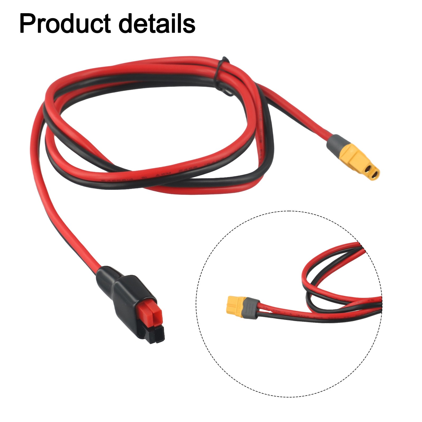 XT60H F Female to For Anderson Connector Cable for Home Energy Solutions - Afbeelding 19 van 35