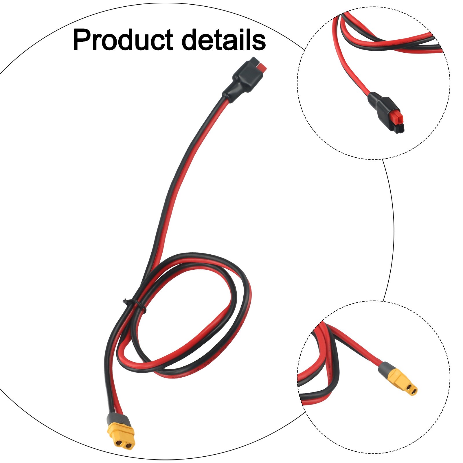 XT60H F Female to For Anderson Connector Cable for Home Energy Solutions - Afbeelding 16 van 35