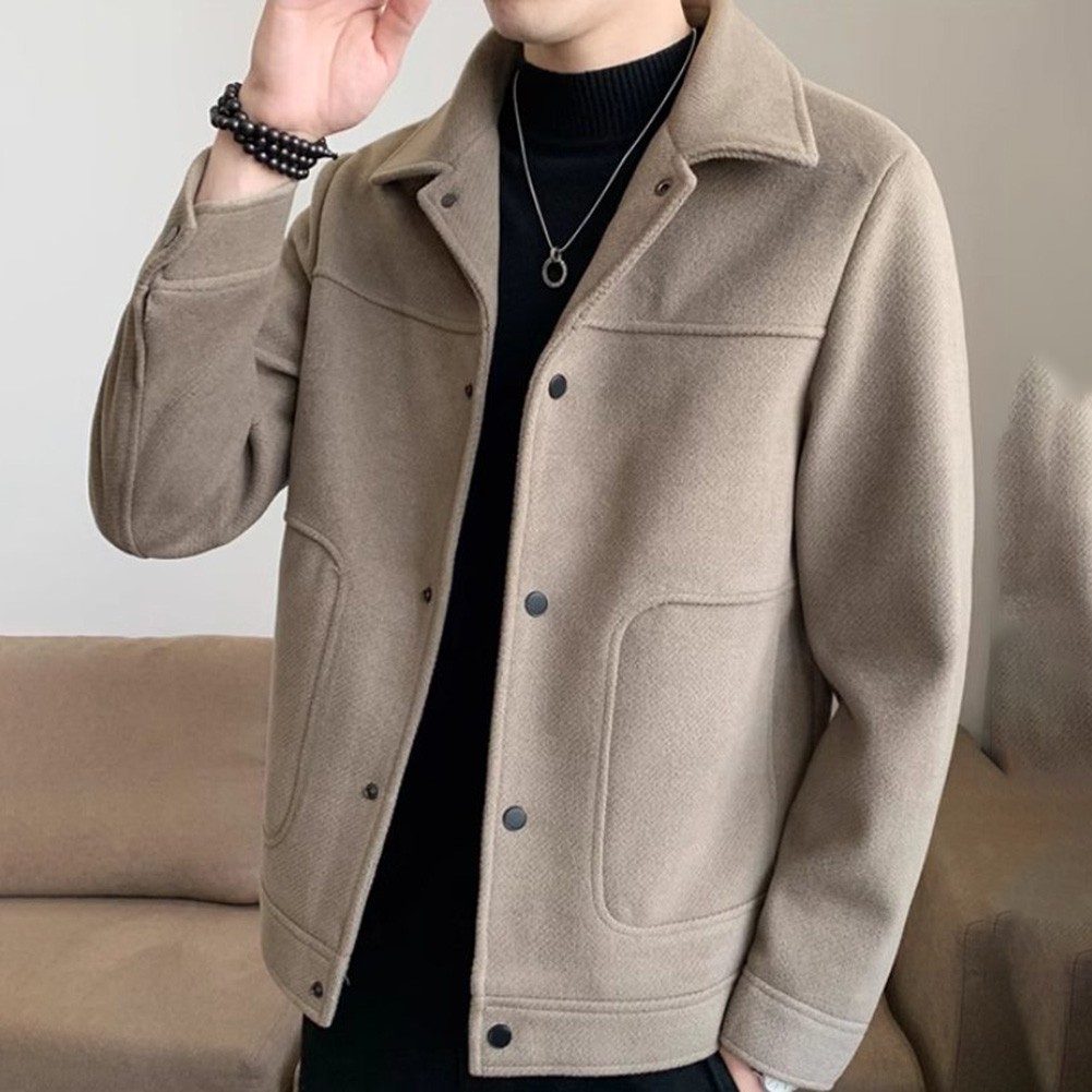 Thicken Long Sleeve Men's Jacket with Casual Style for Spring and Autumn - Picture 15 of 37