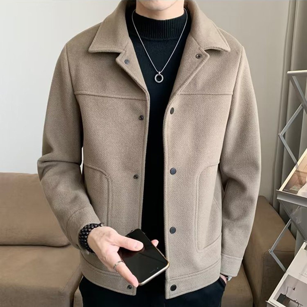 Thicken Long Sleeve Men's Jacket with Casual Style for Spring and Autumn - Picture 14 of 37