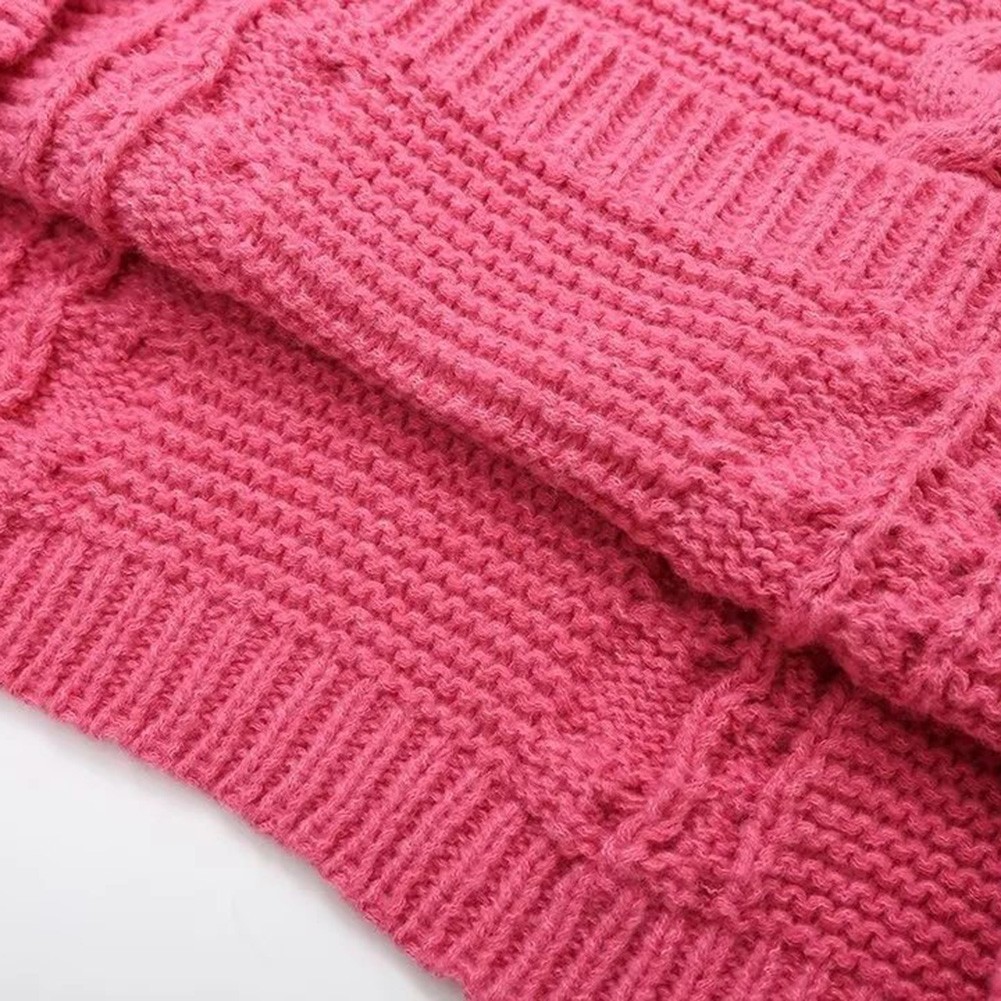 Pull élégant 2024 en tricot manches longues pour femme idéal pour vêtements autom