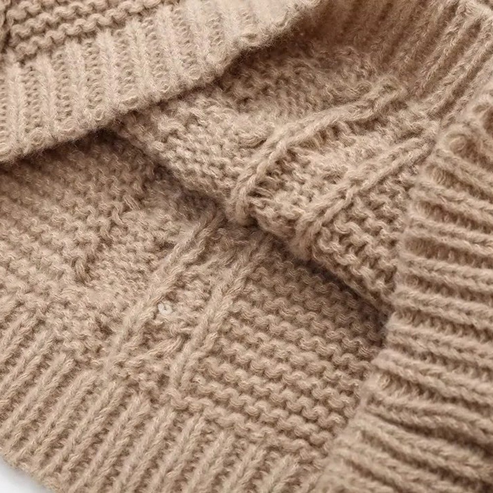 Pull élégant 2024 en tricot manches longues pour femme idéal pour vêtements autom