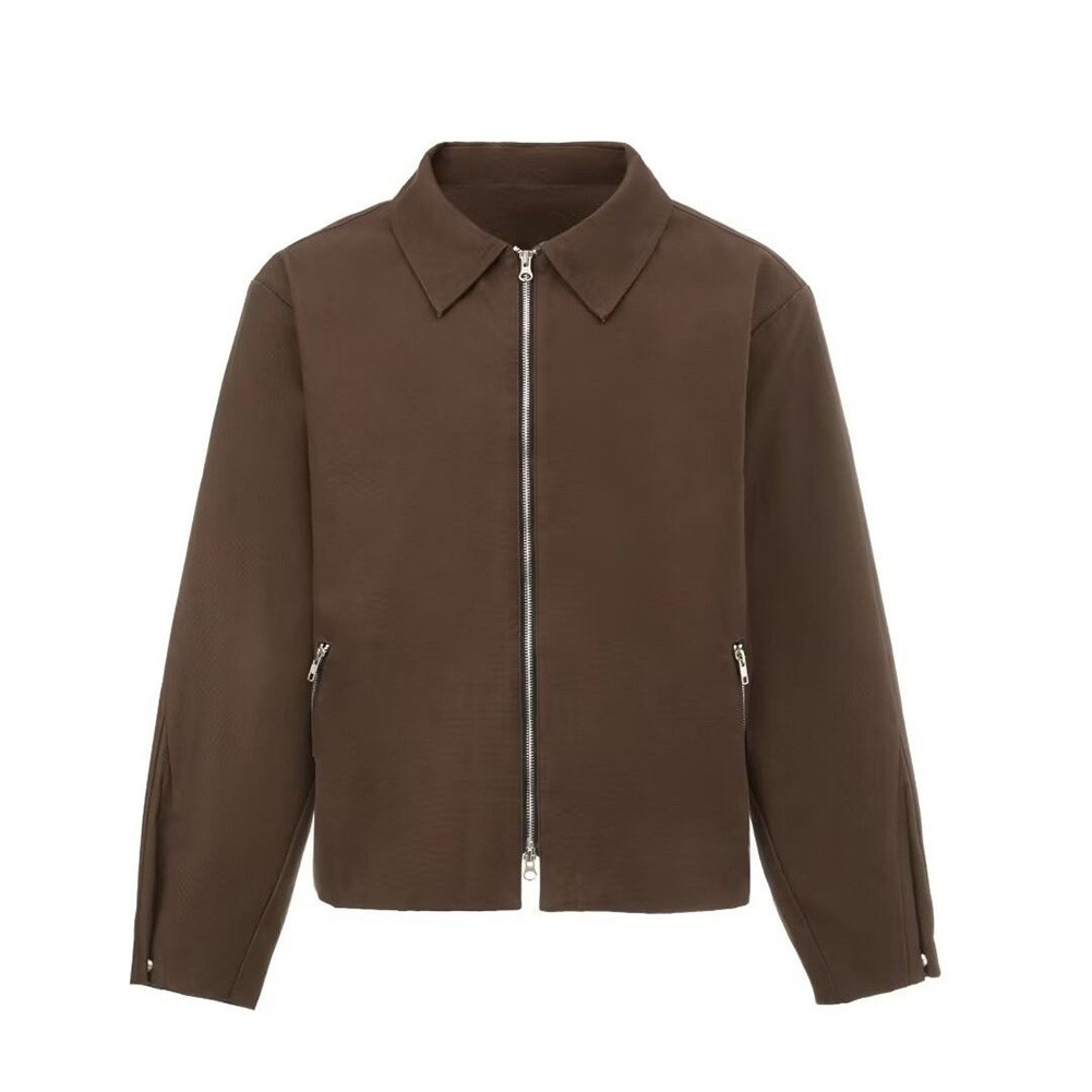 Men's Stylish Lapel Jacket Casual Coat in Solid Colors for Autumn Spring - Picture 16 of 60