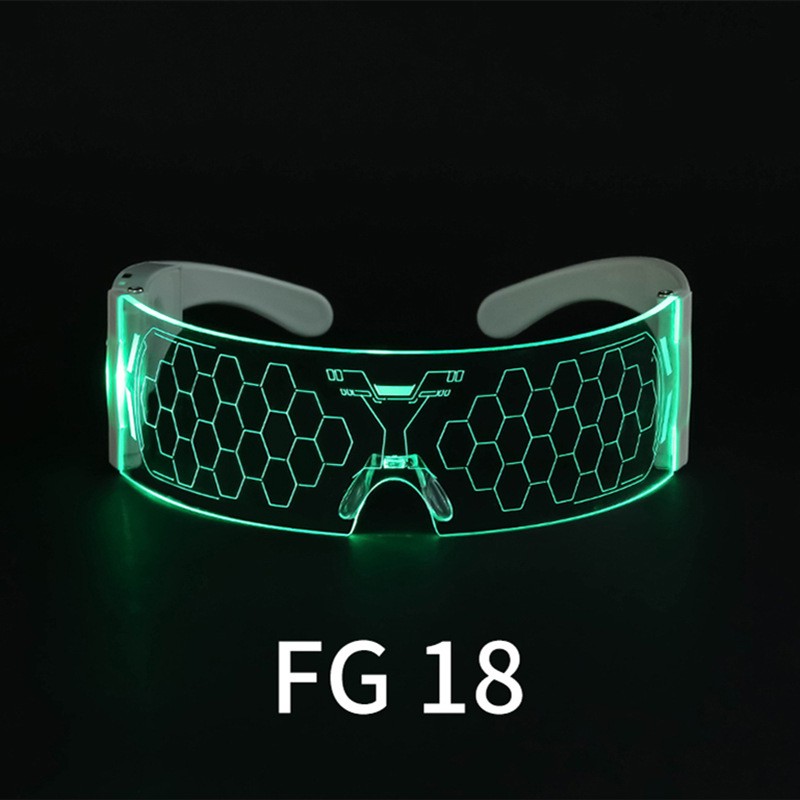 Futuristic LED Glasses Enhance Your Space Costume for Events and Parties - Zdjęcie 26 z 27
