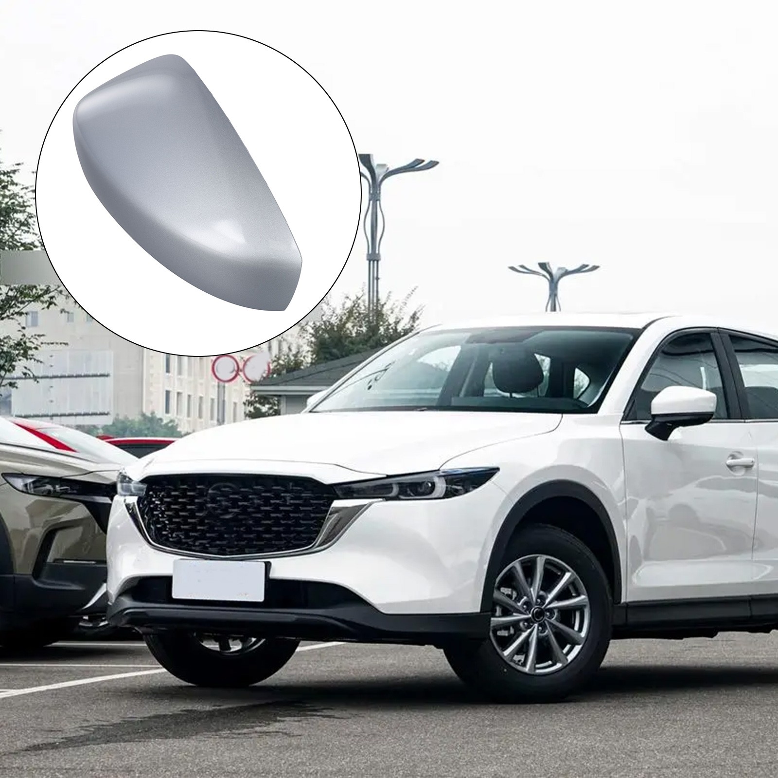 For Mazda CX-5 2017-2023 Driver Passenger Side Mirror Cap Cover,Replacement - Picture 17 of 60