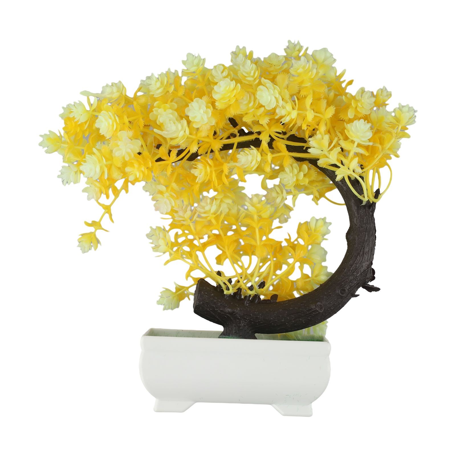Lifelike Desktop Rose Crescent Moon Tree Bonsai Add Elegance to Your Space - Picture 18 of 44