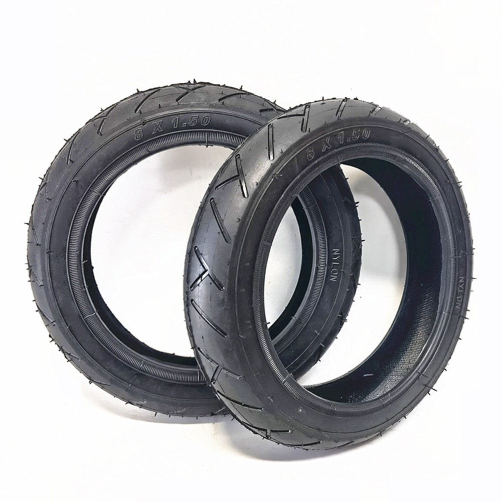 Sleek 8 Inch Tyre Replacement Set Including Inner Tube for Kids' Bikes