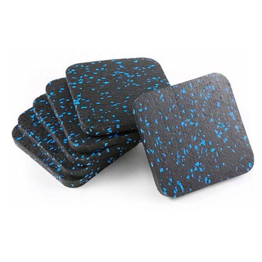 Ensemble de 4 collection tapis en caoutchouc de protection de sol de gymnastique pour tapis