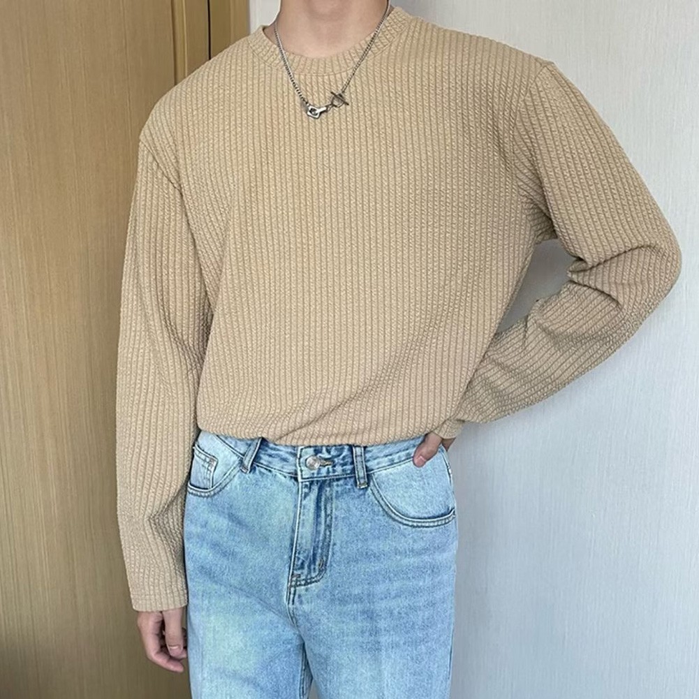 Vístete para arriba o abajo con la camiseta de manga larga waffle para hombre y su diseño clásico - Imagen 13 de 37