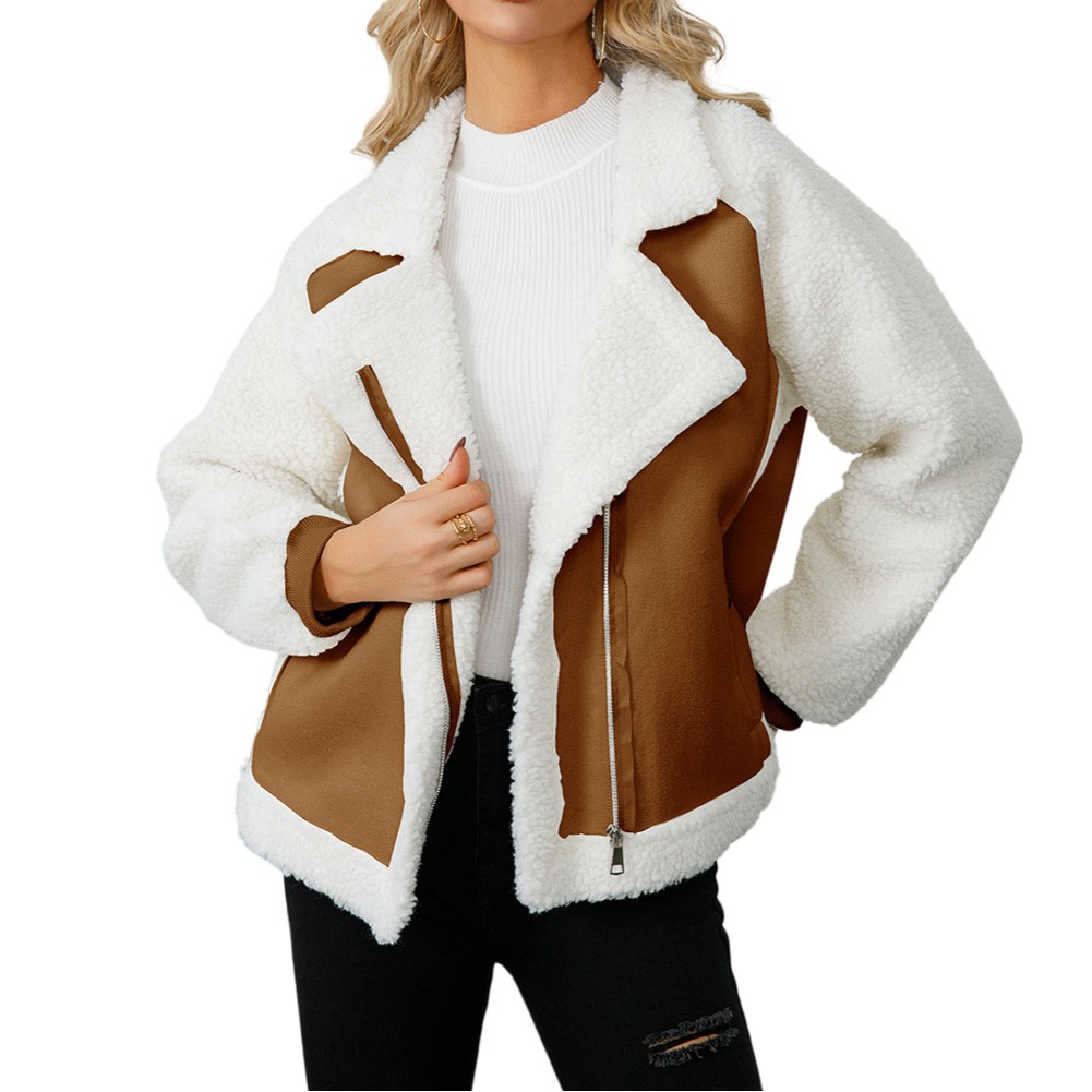 Womens Everyday Jacket Designed with a Casual Look and Warm Wool Details