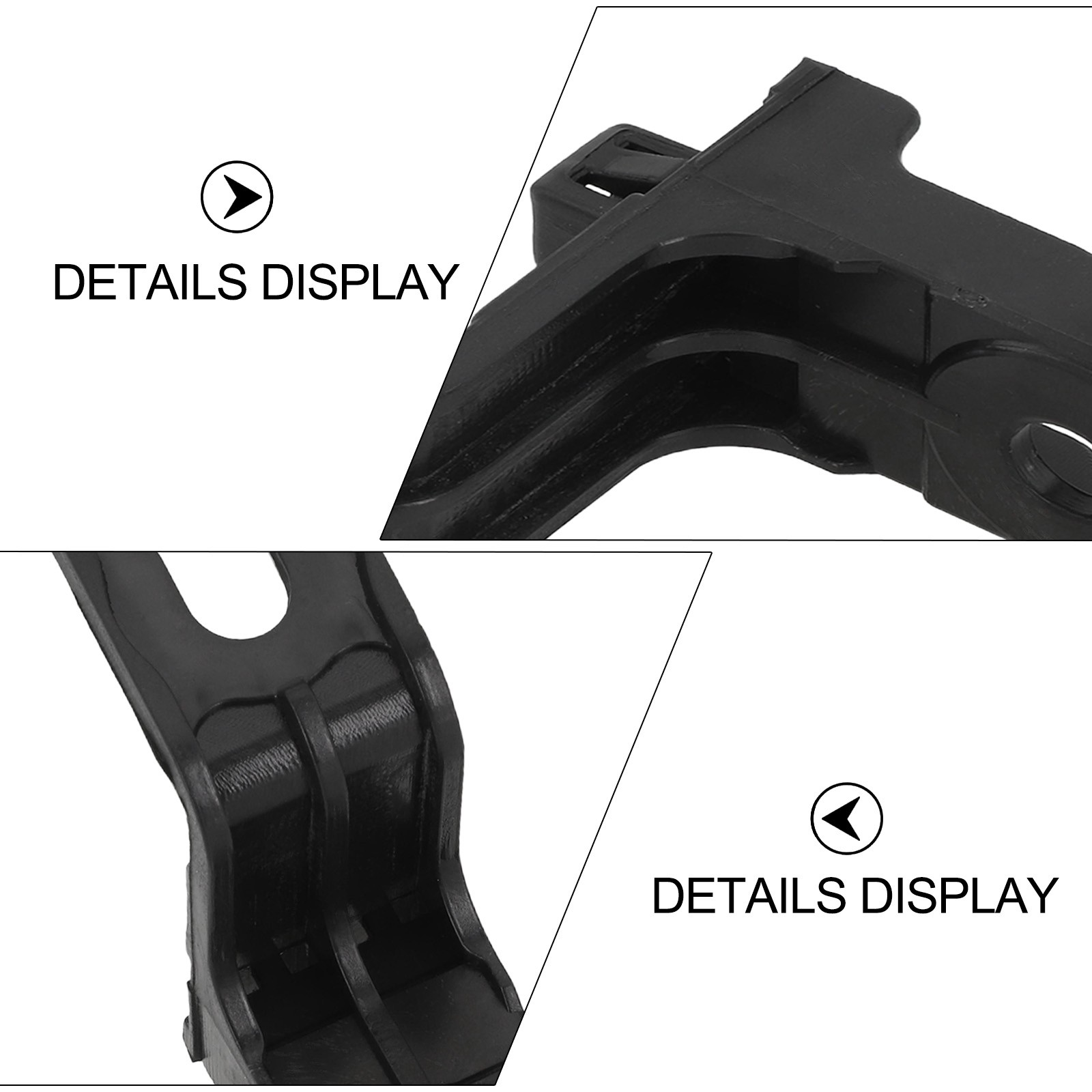 thumbnail image 2 of Alanmoship Front Bumper Filler Retainer Clip Bracket Support 2 of 10