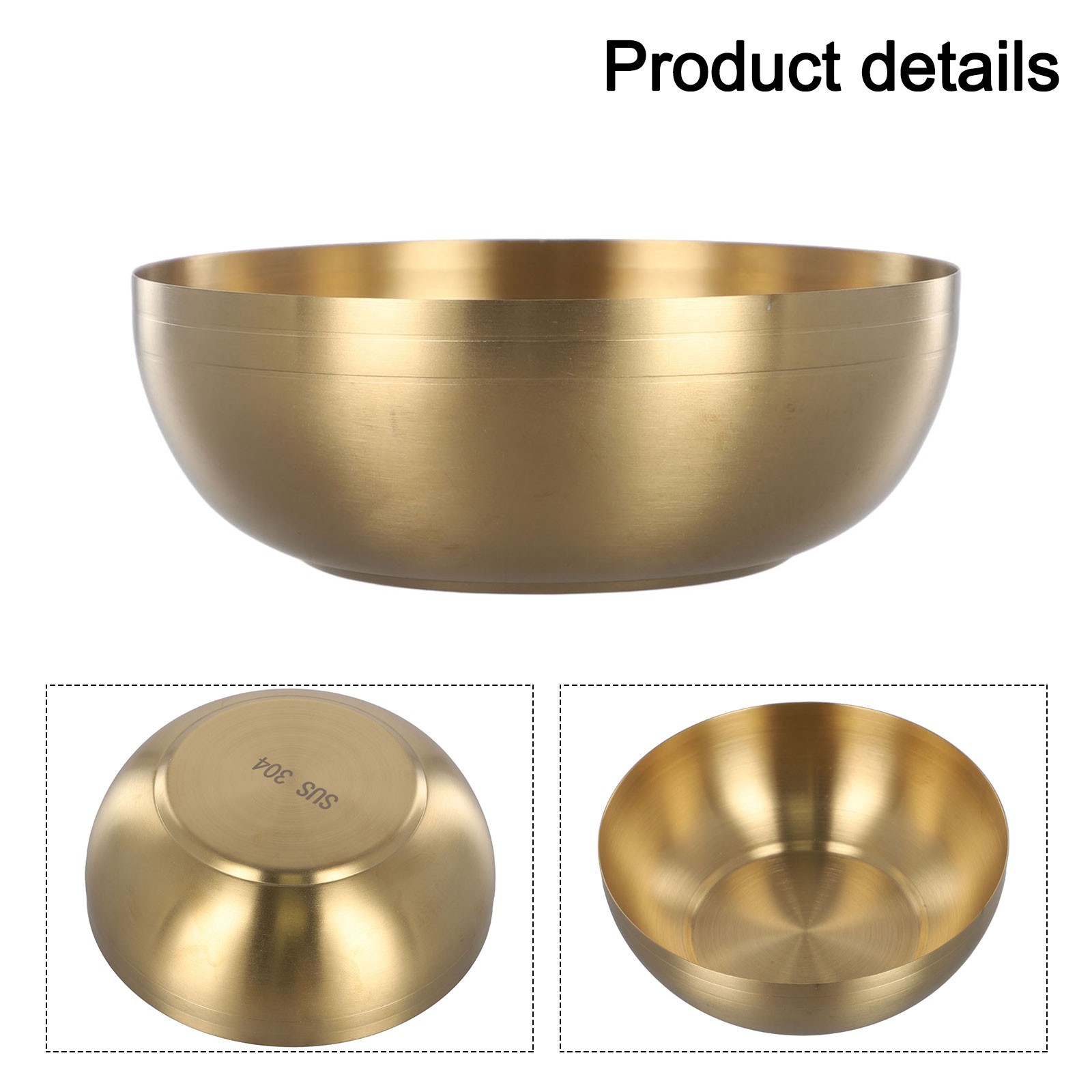 High Quality Kimchi Bowl Dish Plates 1 * Brushed Process Stainless Steel - Picture 20 of 31
