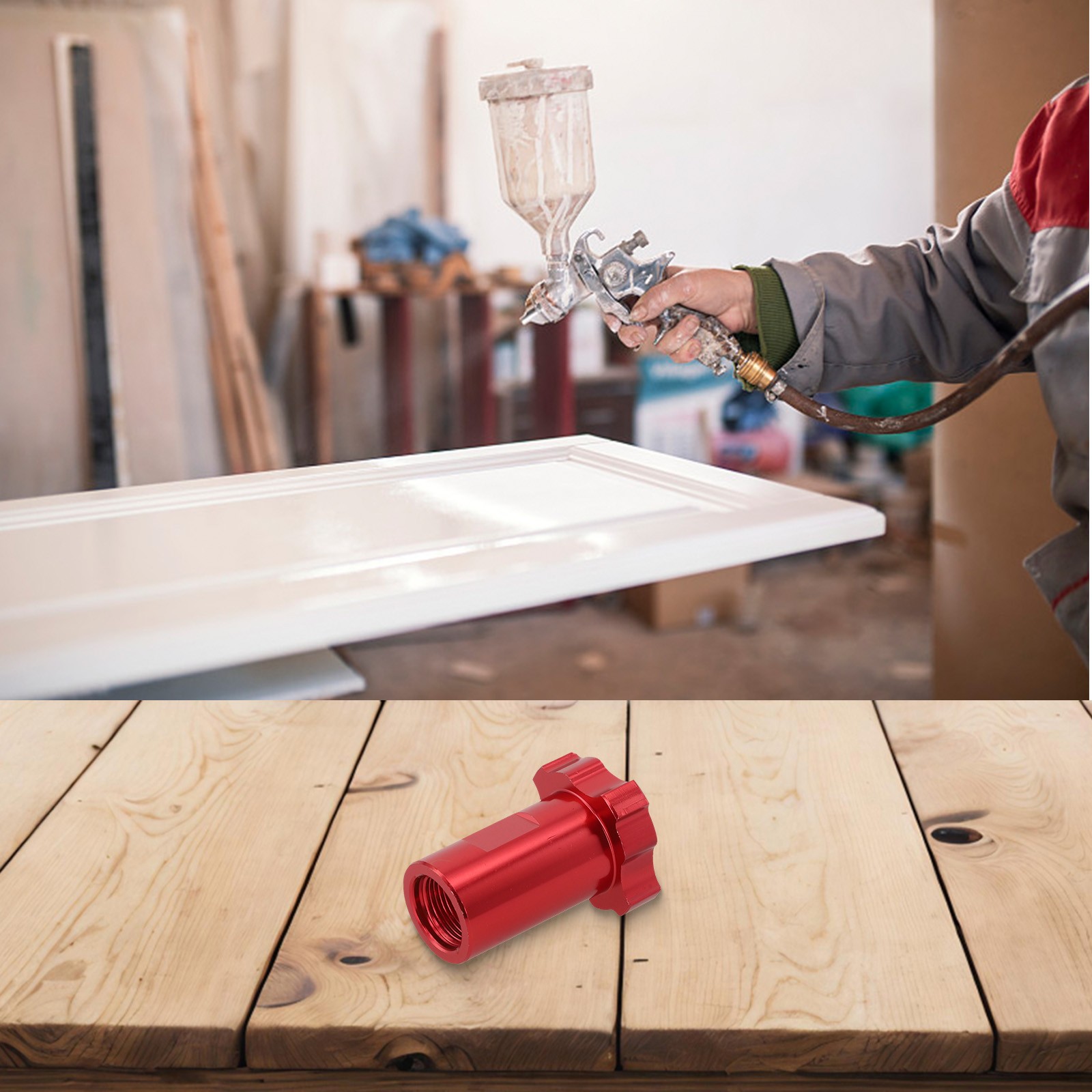 Convenient Quick Coupler Adapter for Sprayguns Compatible with Most Models