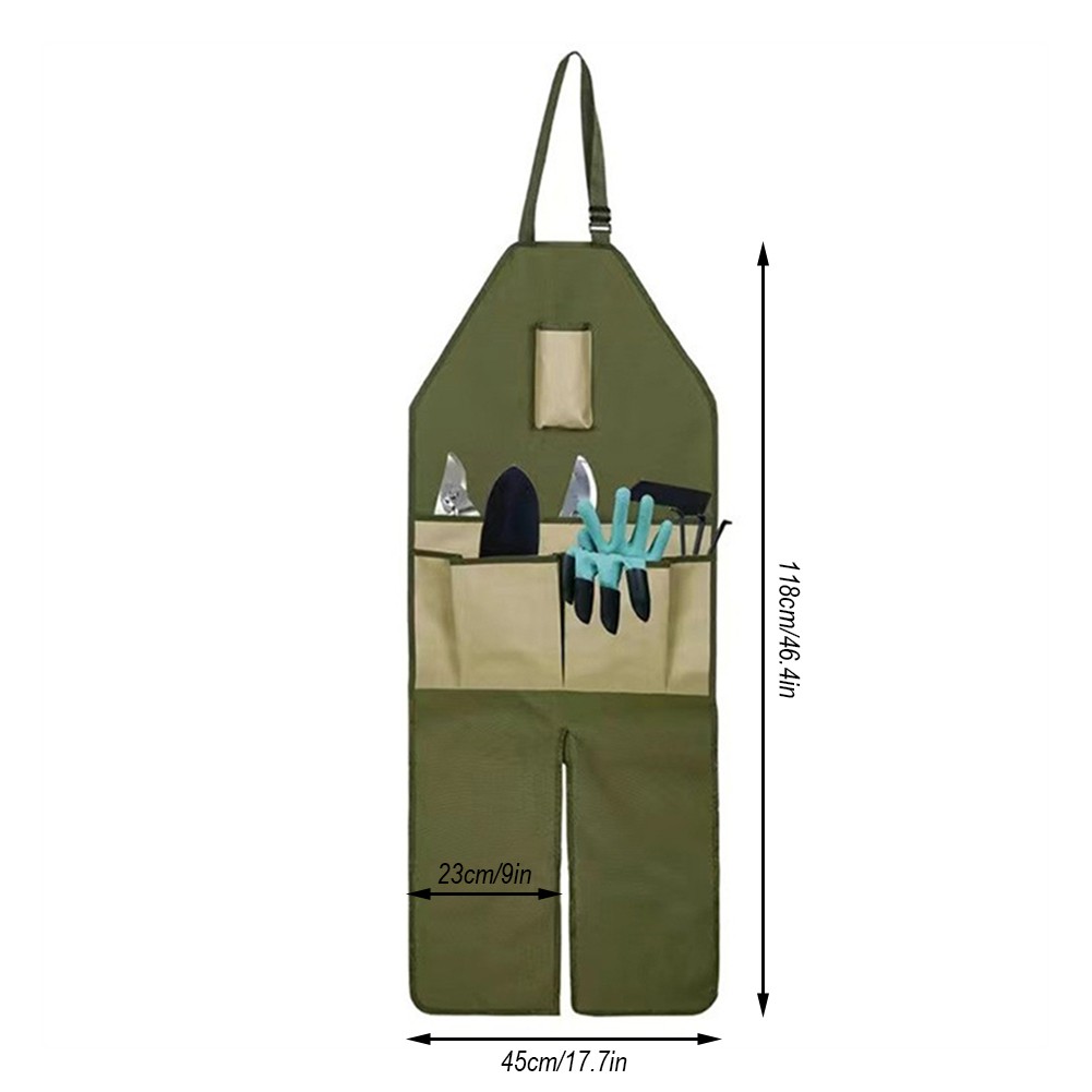 Tablier de jardin adaptable avec longues jambes et plusieurs achats zones de rangement