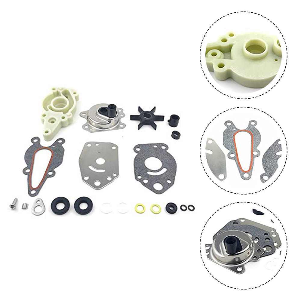 Kit Réparation Pompe à Eau Marine – Compatible Mercury Mariner 6 8 9.9 10 15 HP – Acier Inox