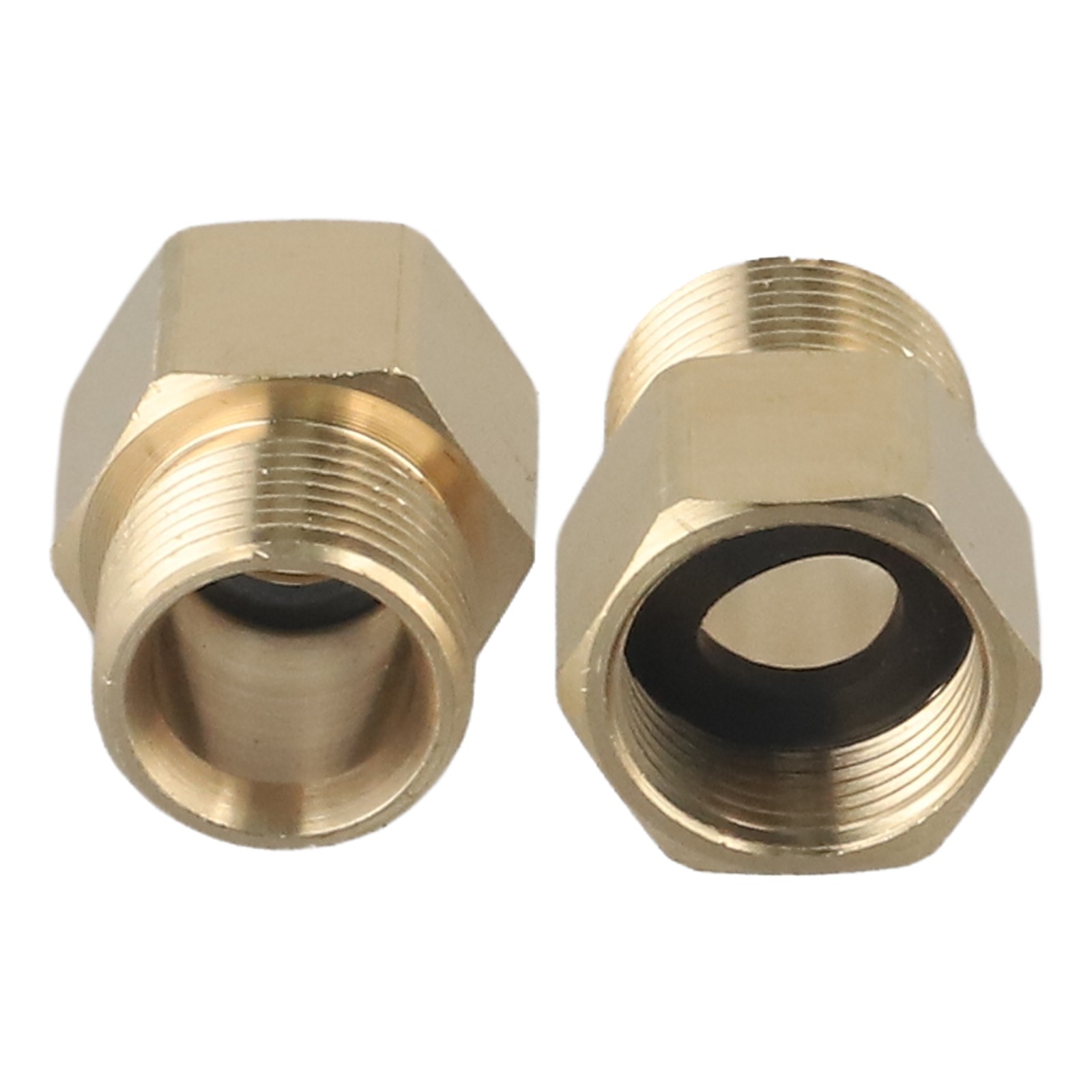 2xCoupler M22 15mm Male To M22 14mm Female Pressure Washer Hose Thread-Connector detailed image 12