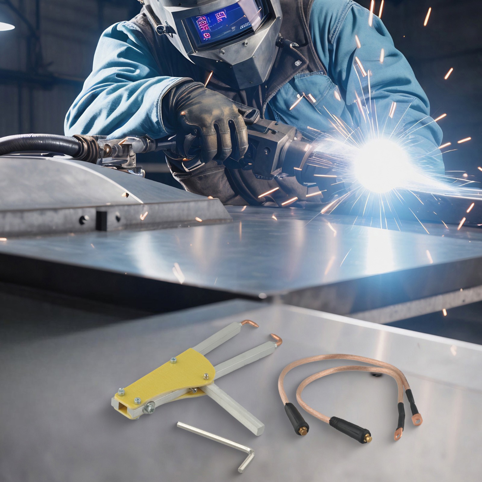 Professional Metal Spot Welder With Adjustable Pressure For Custom Welding - Picture 35 of 43