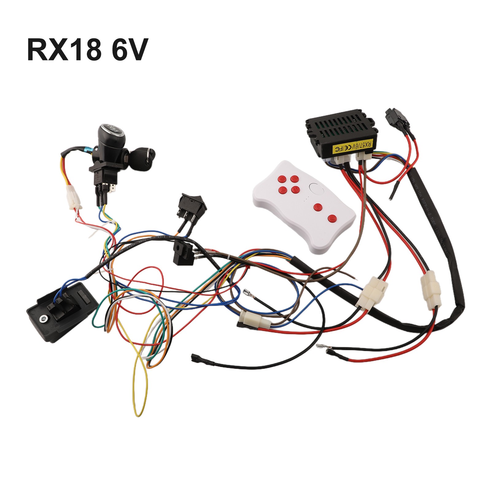 RX37 12V C Kinder Elektroauto Kabelbaum Set müheloses Starten und Steuern - Picture 13 of 43