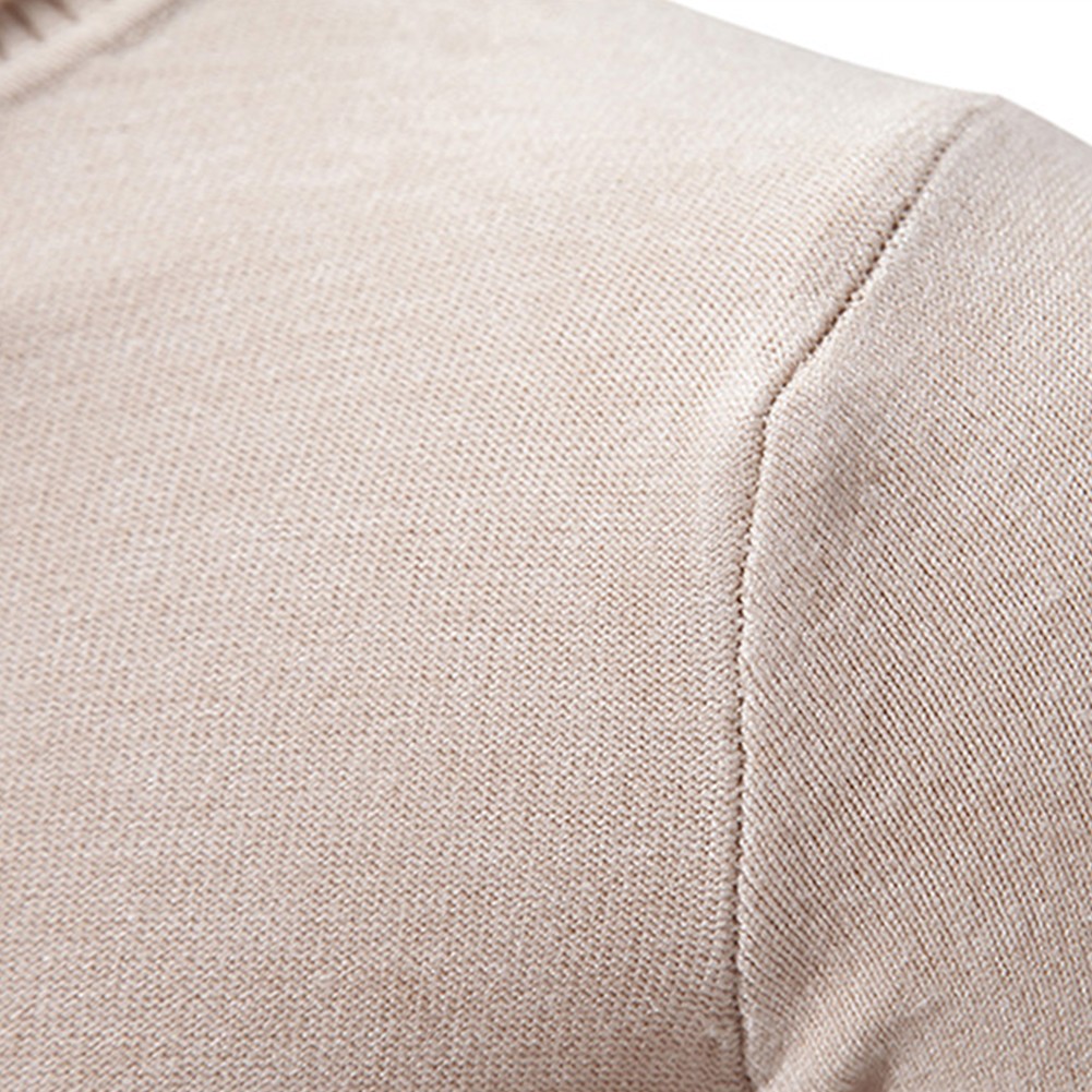 Mens Cozy Turtleneck Pullover Sweatshirt Perfect for Layering in Winter - Picture 15 of 19