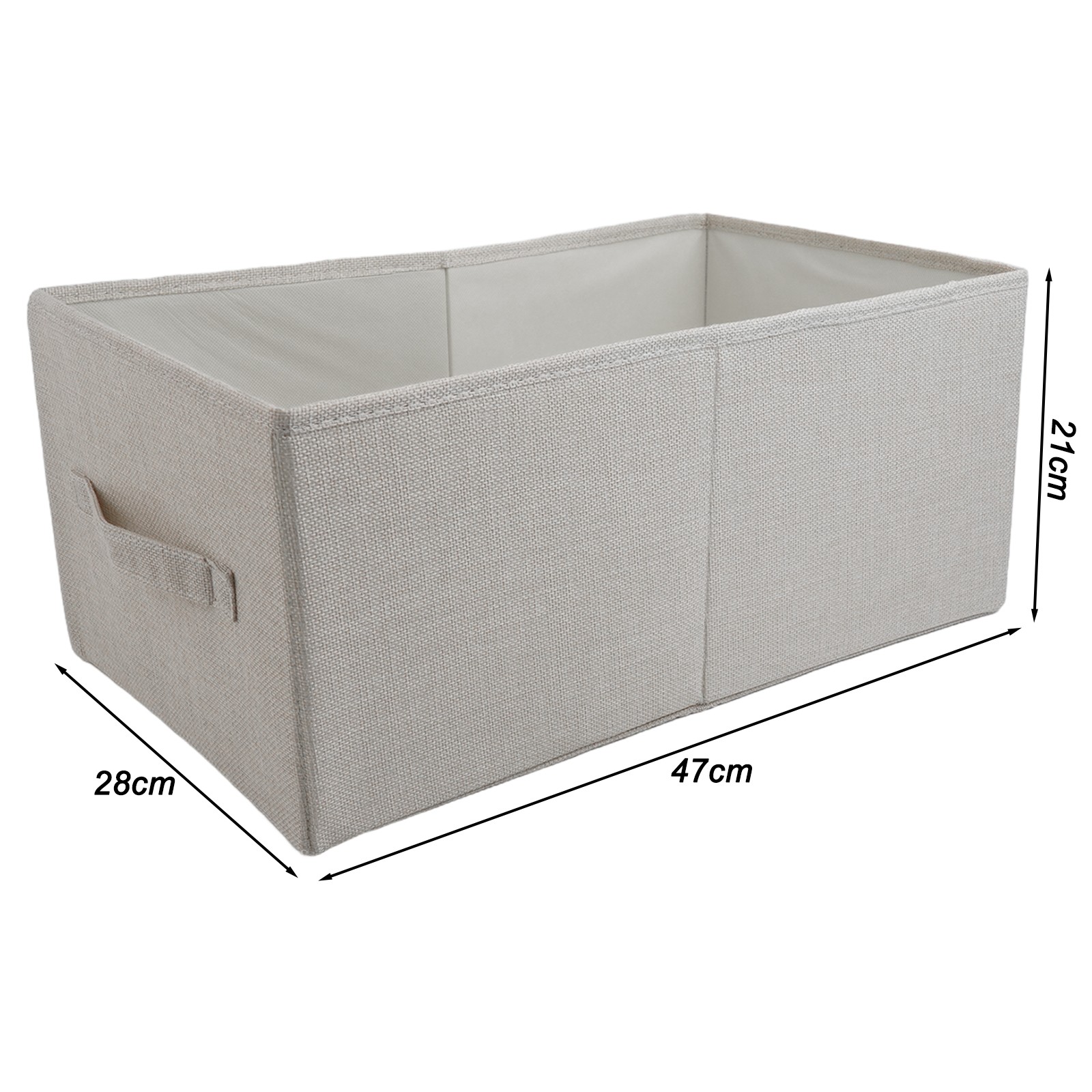 Boîtes de rangement points de vente spacieuses pour vêtements jouets et couches bébé polyest