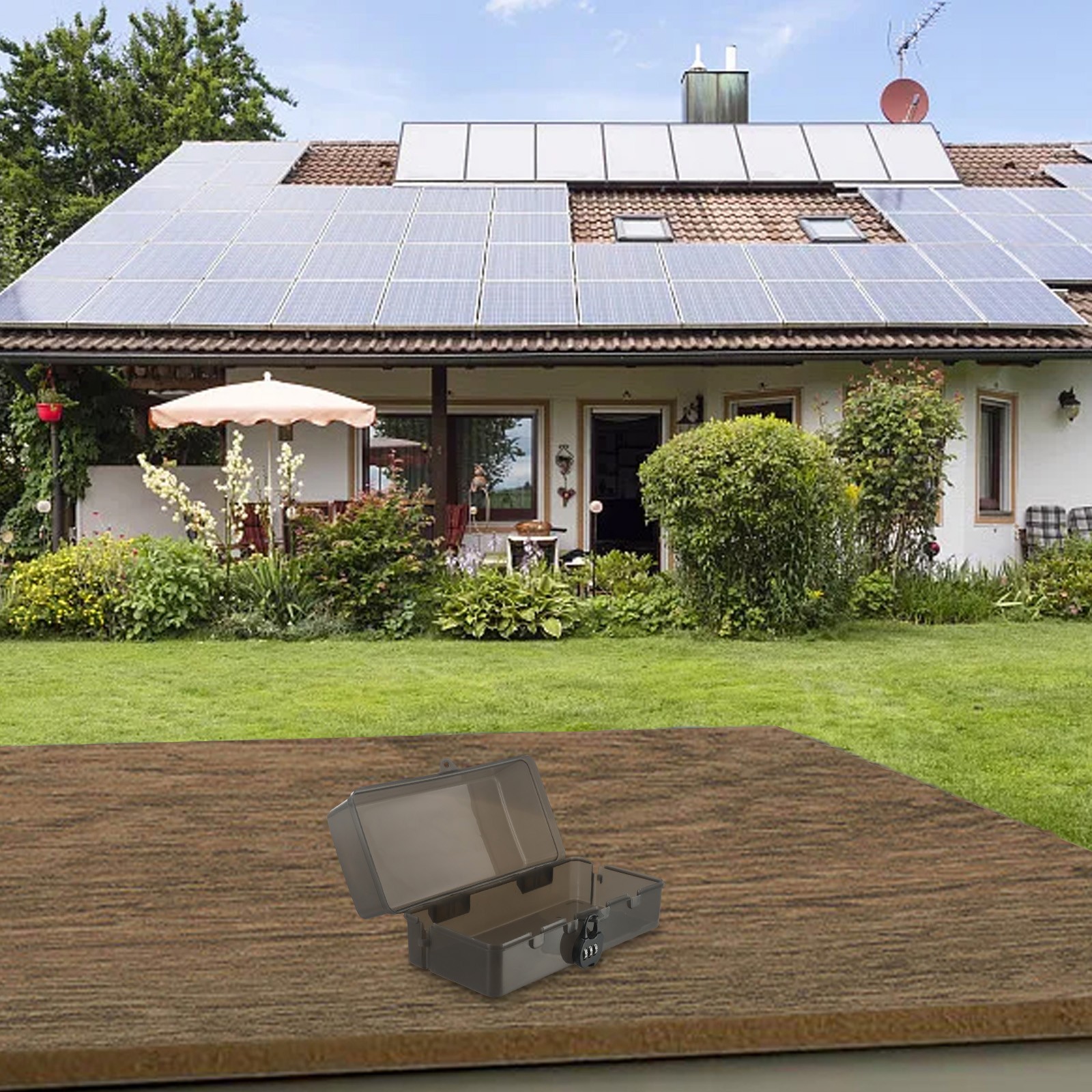 Pour boutiques diff??rentes prises bo?te dextension verrouillable mat??riau ABS grande c