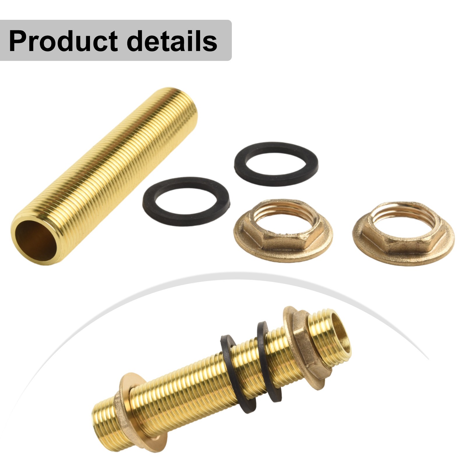 Reliable G12 Tank Feedthrough for Water Tanks Towers Pumps No Water Leakage - Picture 17 of 28