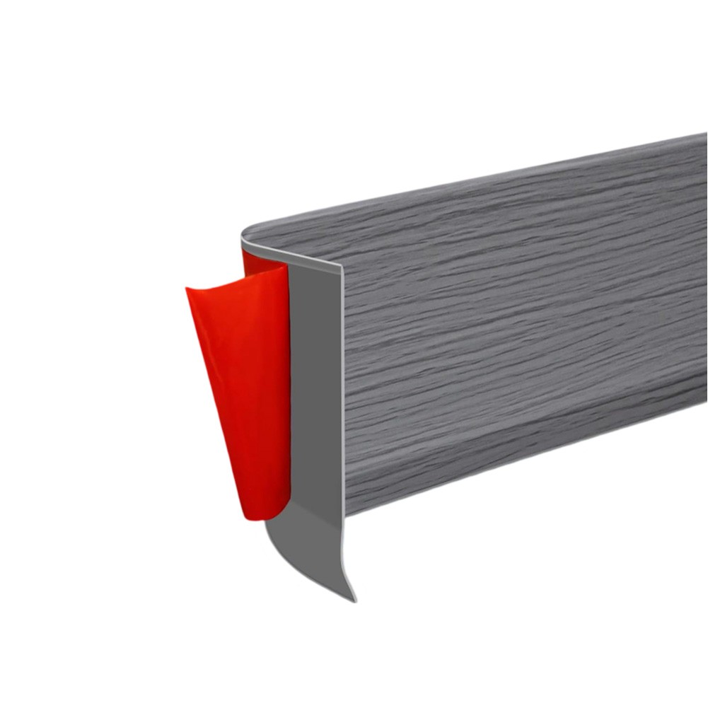 Economical 5 Meter Soft PVC Skirting Board for Home Renovation Projects