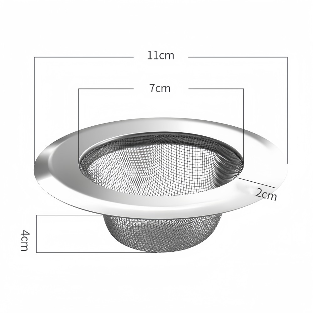 Bathtub Hair Catcher Stopper Shower Drain Hole Filter Strainer Stainless Steel