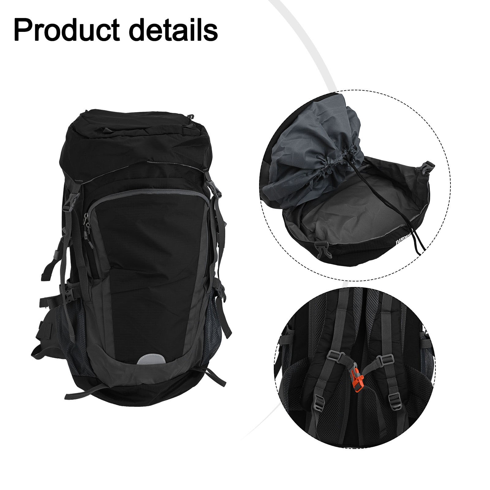 Brand New Hiking Backpack Traveling Backpack 2024 With Rain Cover Mesh Back Panel