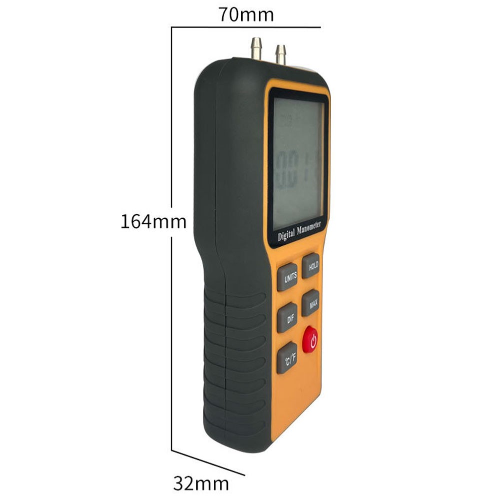 Hochauflösendes digitales Manometer mit praktischer Aufbewahrungsfunktionalitä - Bild 20 von 28