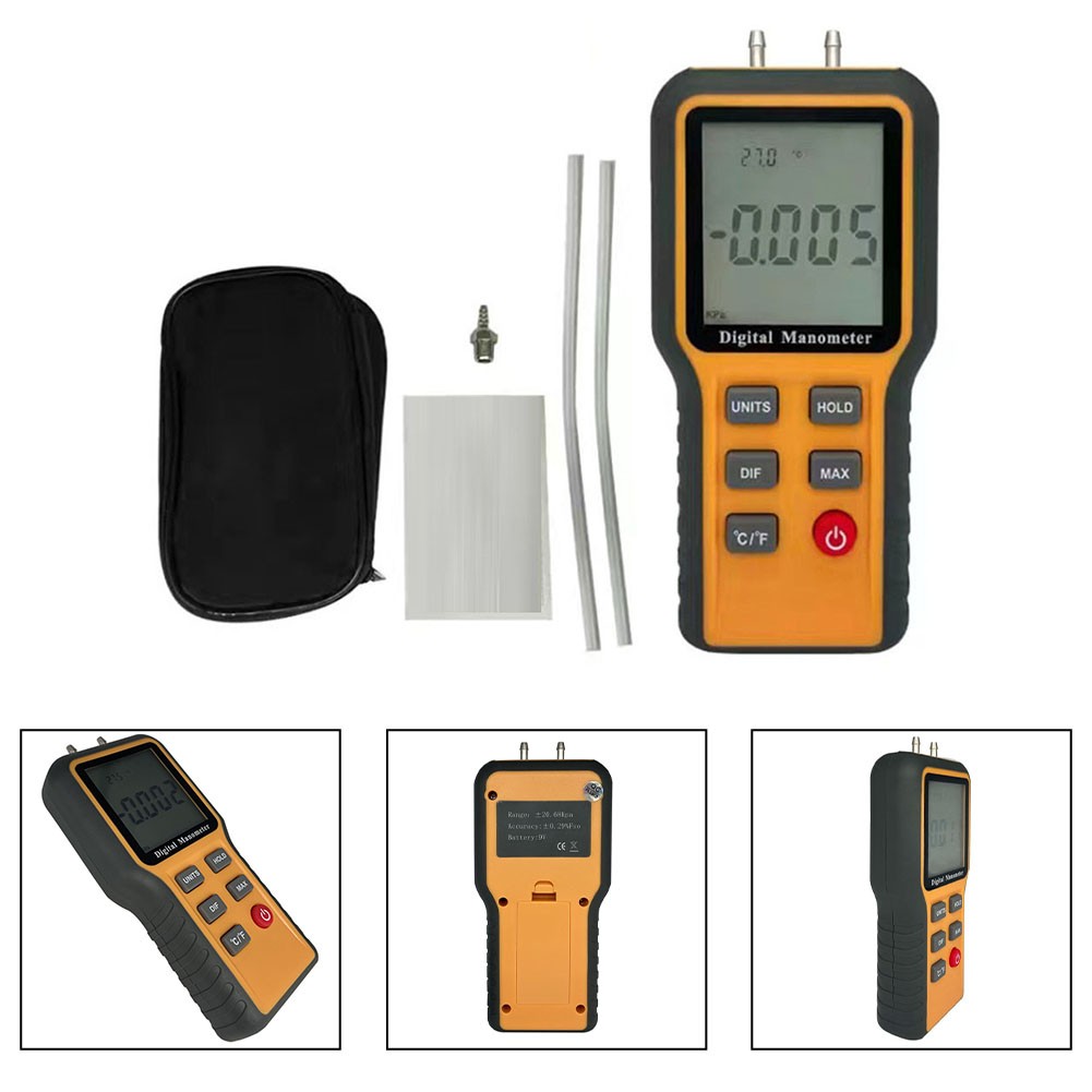 Hochauflösendes digitales Manometer mit praktischer Aufbewahrungsfunktionalitä - Bild 14 von 28