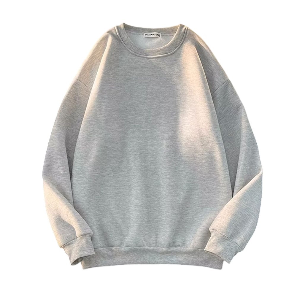 Mens Womens Oversize Solid Color Pullover Sweater for Daily Casual Wear - Picture 14 of 22