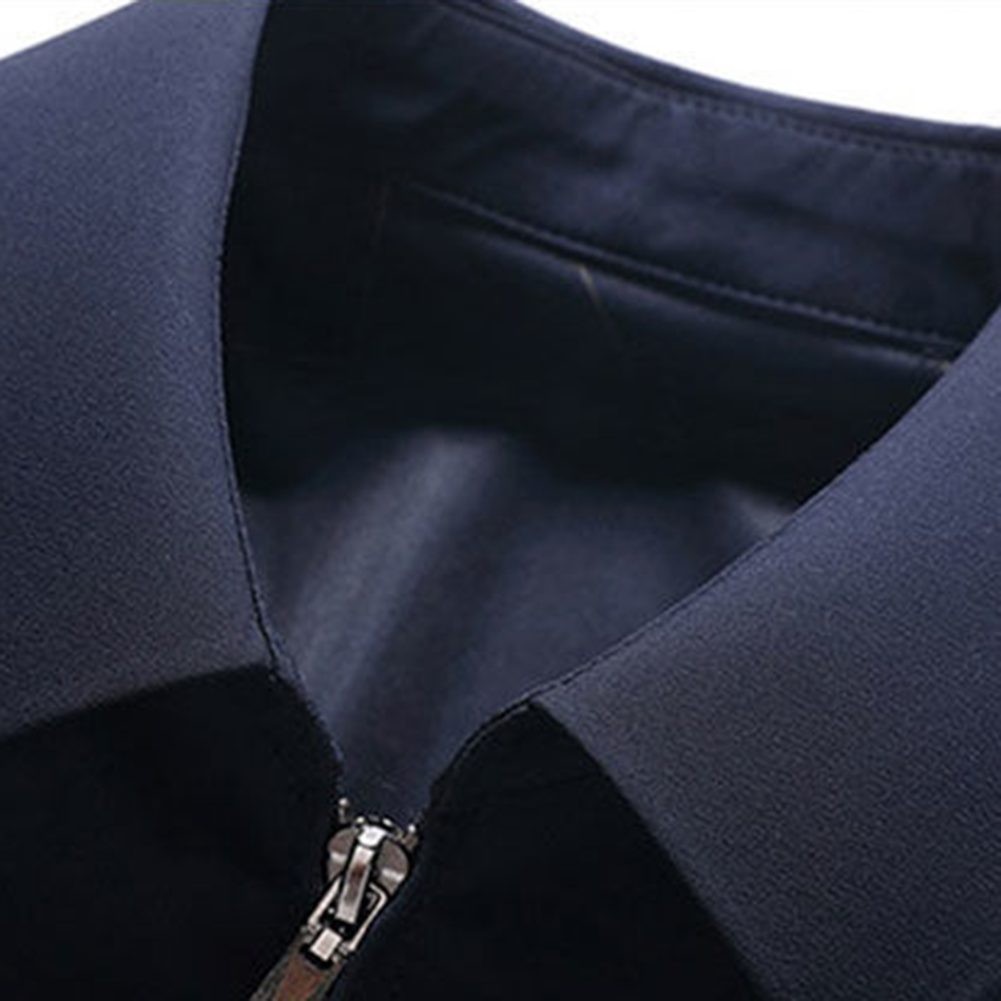Spring Autumn Lapel Jackets for Men Ideal for Casual Business Activities - Picture 18 of 53