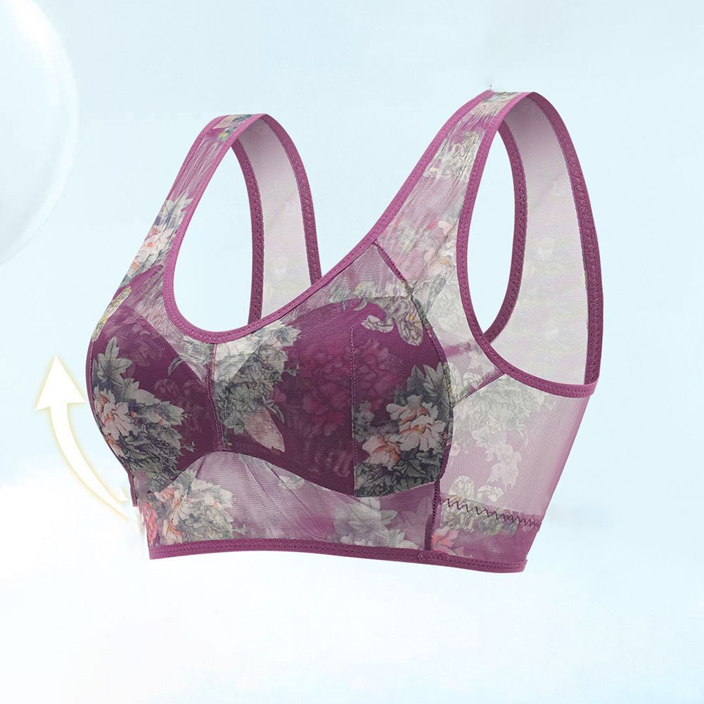 All Season Ice Silk Bra for Women with Comfort Fit Seamless Lace Design - Picture 28 of 41