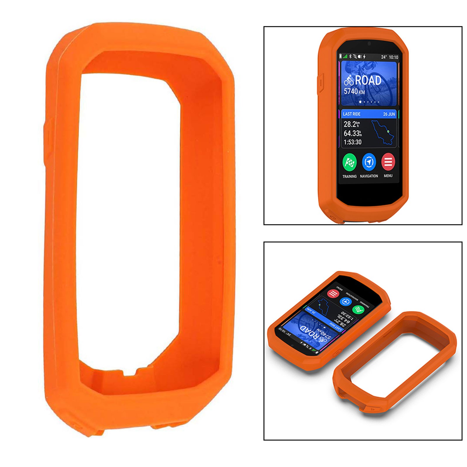 Silikon Schutz Hülle für Garmin Edge 1050 Barrierefreie Tasten Slim Profil - Picture 18 of 31