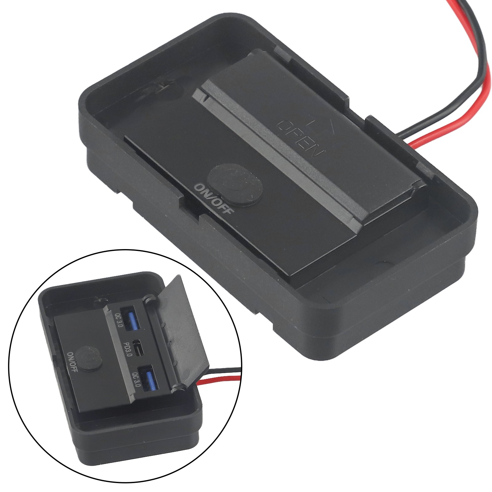 Double Chargeur Rapide Chargeur Voiture Prise Panneau Alliage Aluminium Coque LE - Photo 14 sur 36