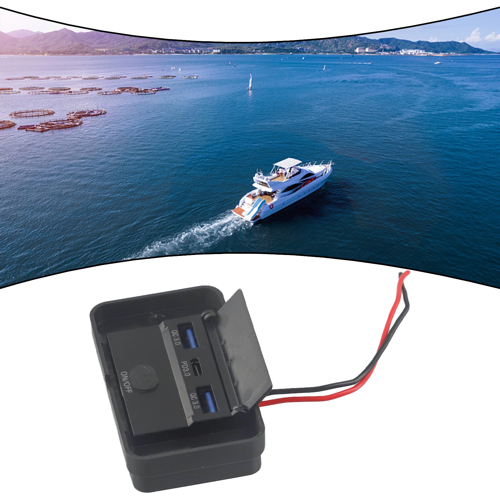 Double Chargeur Rapide Chargeur Voiture Prise Panneau Alliage Aluminium Coque LE - Photo 13 sur 36
