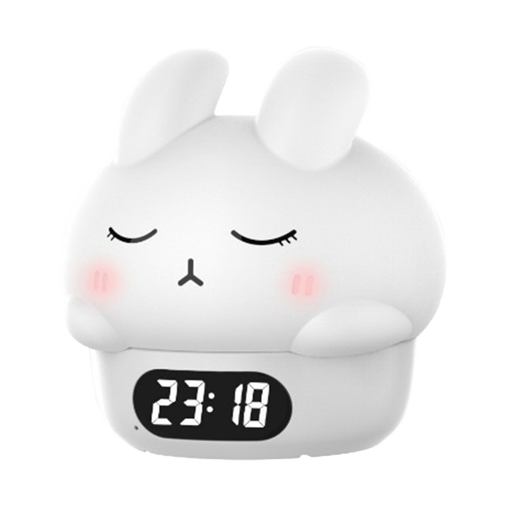 Sleek Nightlight Alarm Clock with Multi Functionality for Modern Homes