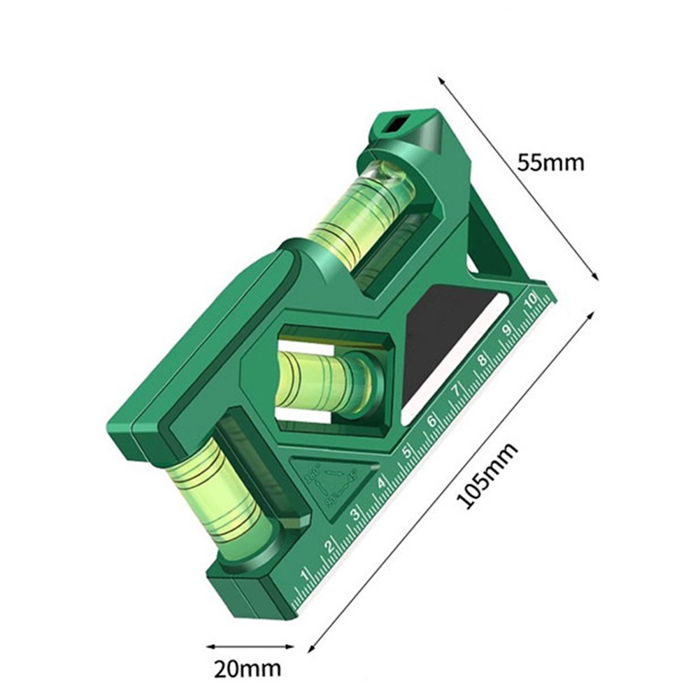 Portable Mini Protractor with Strong Magnet and High Accuracy Features