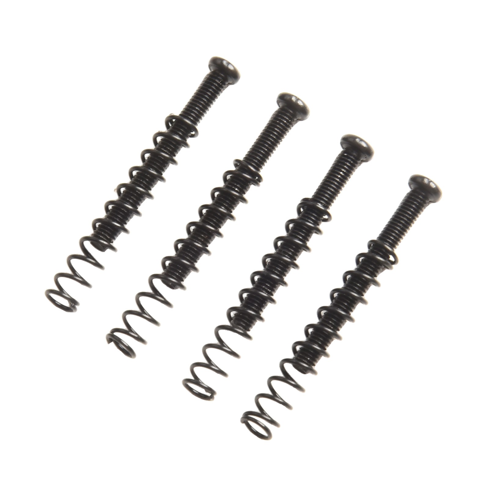 4 Piezas Guitarra Humbucker Pastilla Tornillos y Muelles M3*30MM en Cromo Negro u Dorado - Imagen 22 de 36