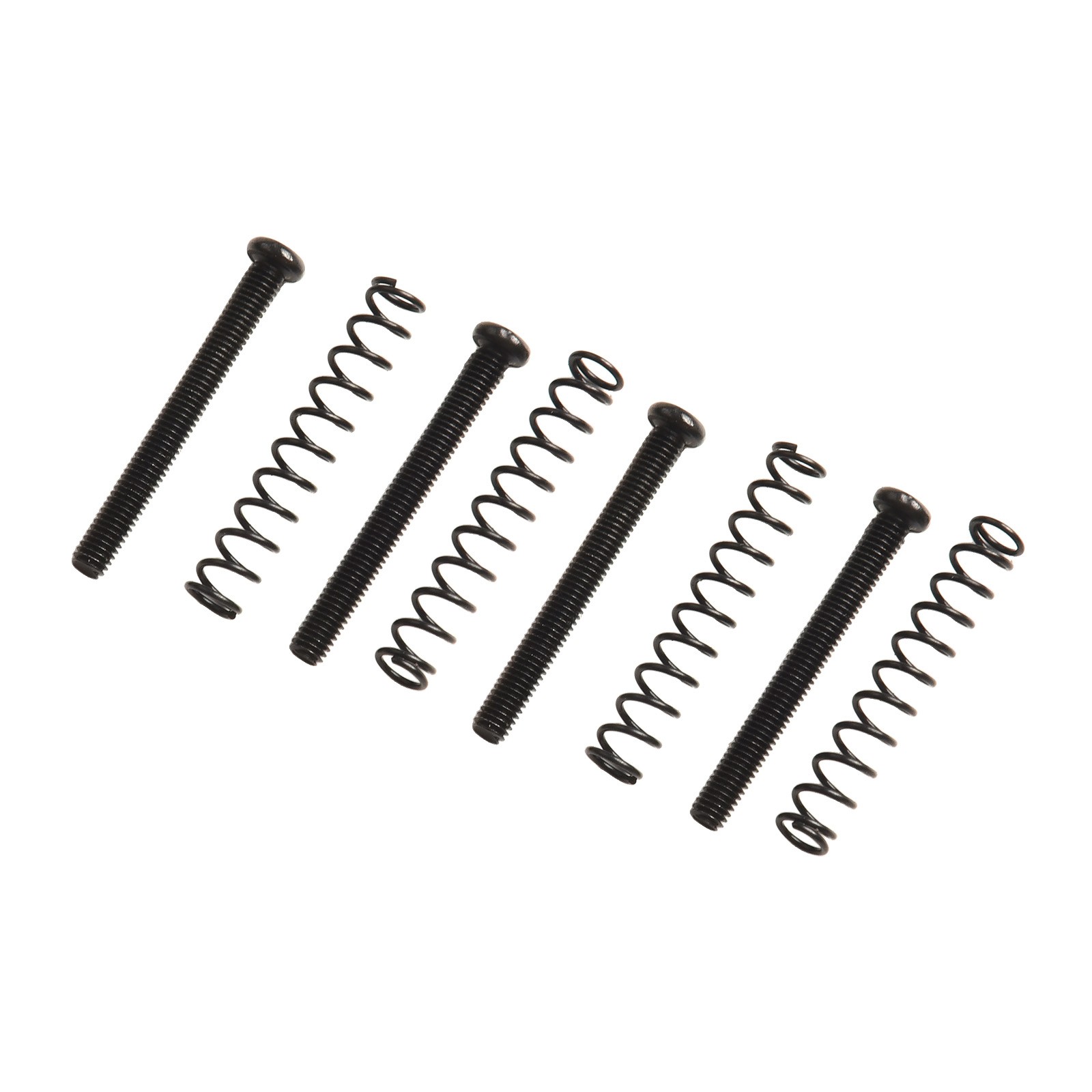 4 Piezas Guitarra Humbucker Pastilla Tornillos y Muelles M3*30MM en Cromo Negro u Dorado - Imagen 25 de 36