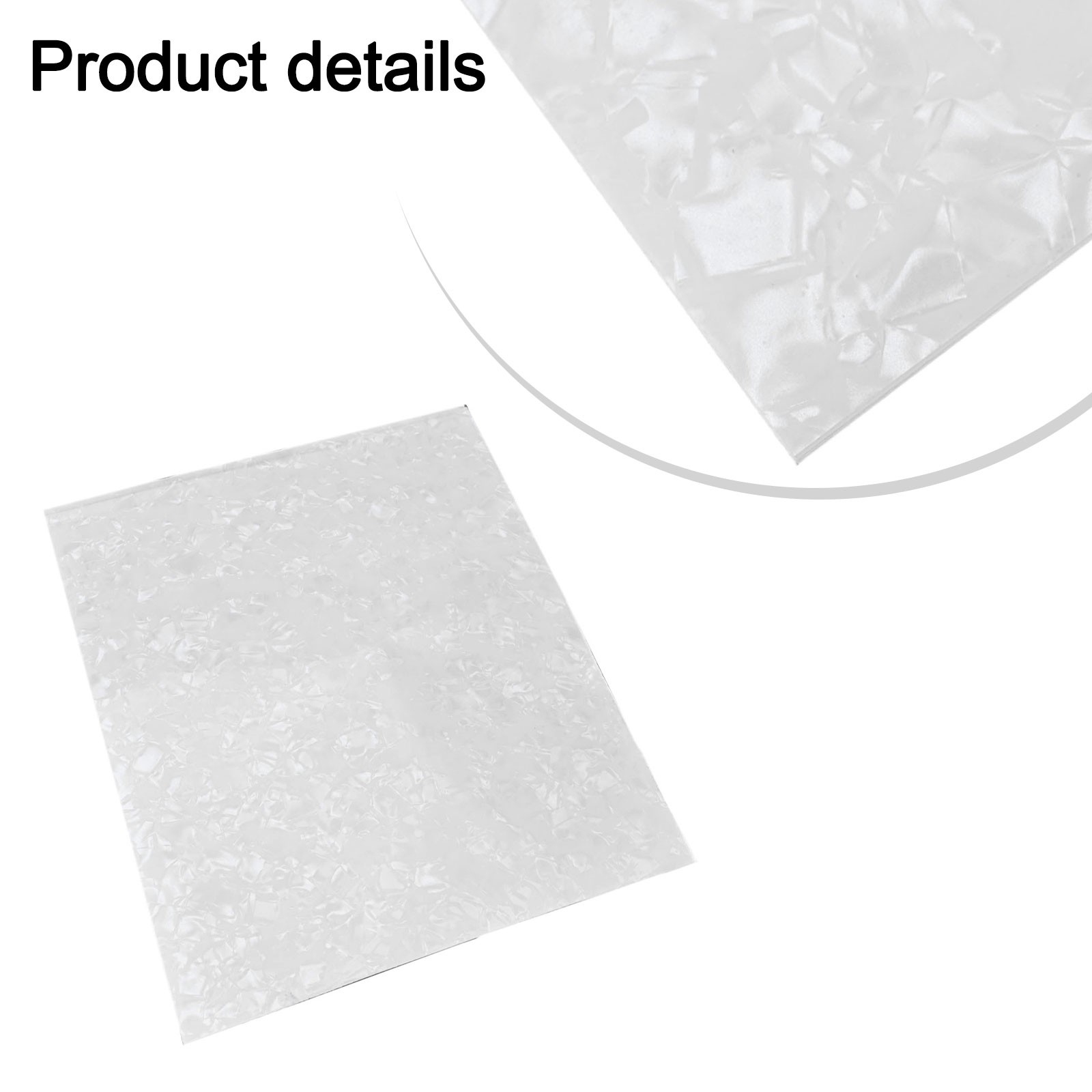 Blank Sheet PVC Pickguard Plate Scratch W/ Protective Film High Quality - Picture 26 of 29